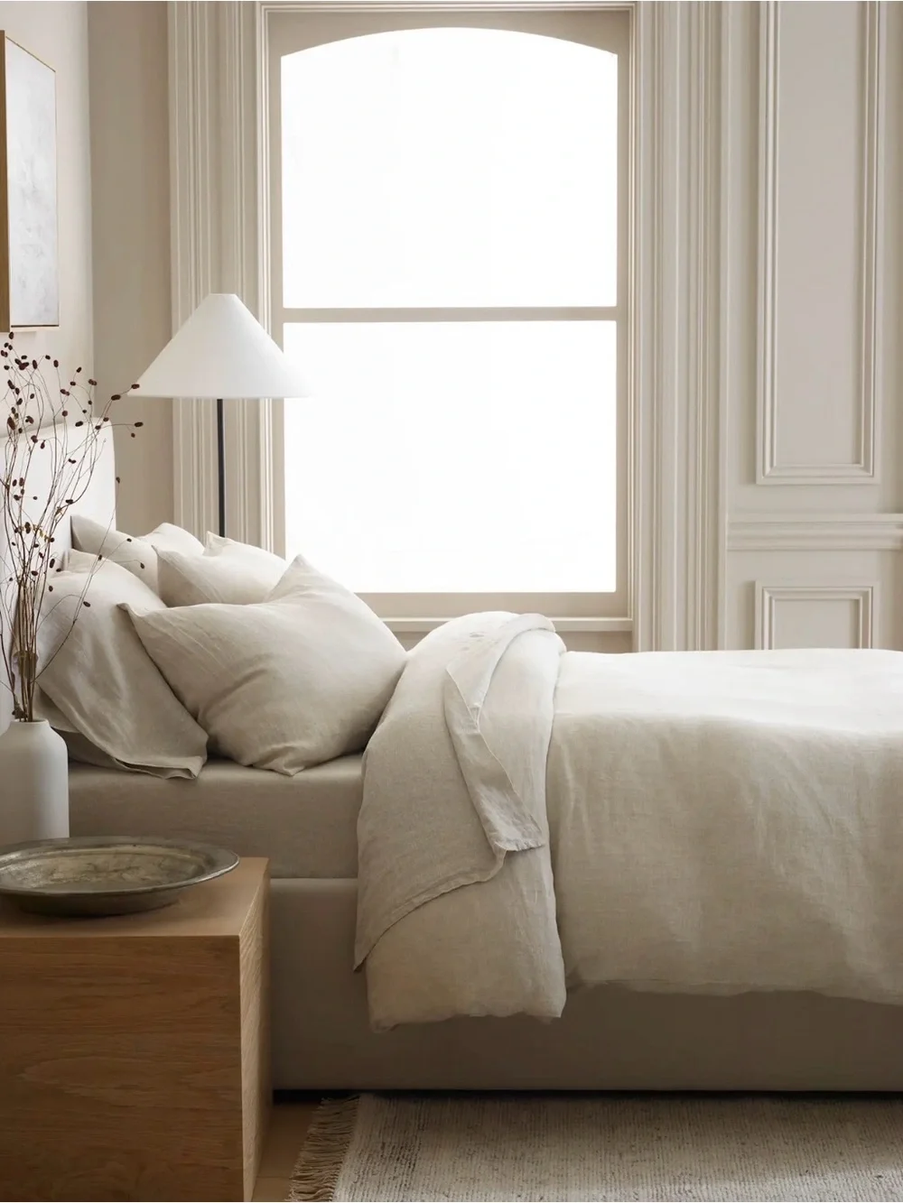 NWOT Sand Linen Duvet Set - King/CalKing - 214 Retail